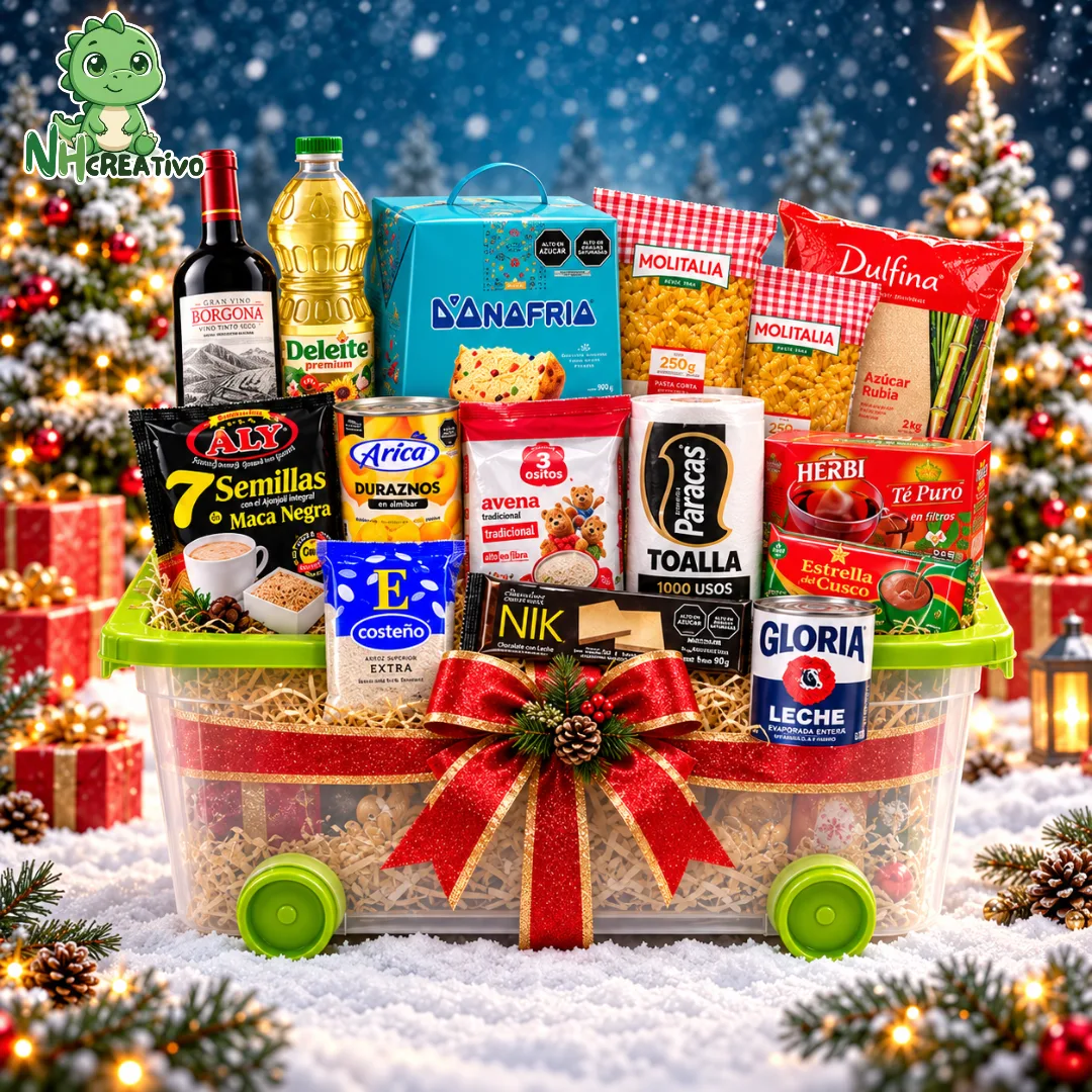 Canasta Navideña Corporativa 003, canastas navideñas corporativas