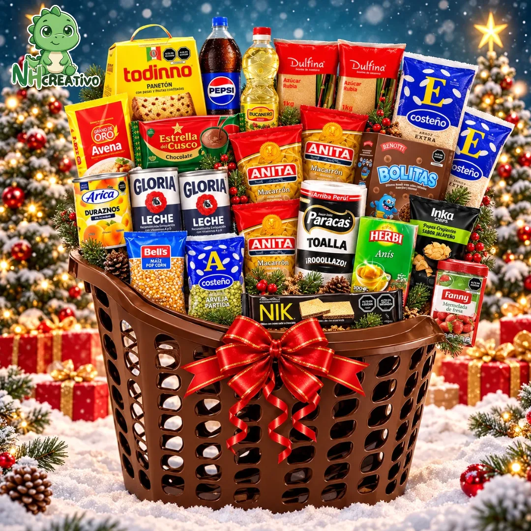 Canasta Navideña Corporativa 005, canastas navideñas corporativas