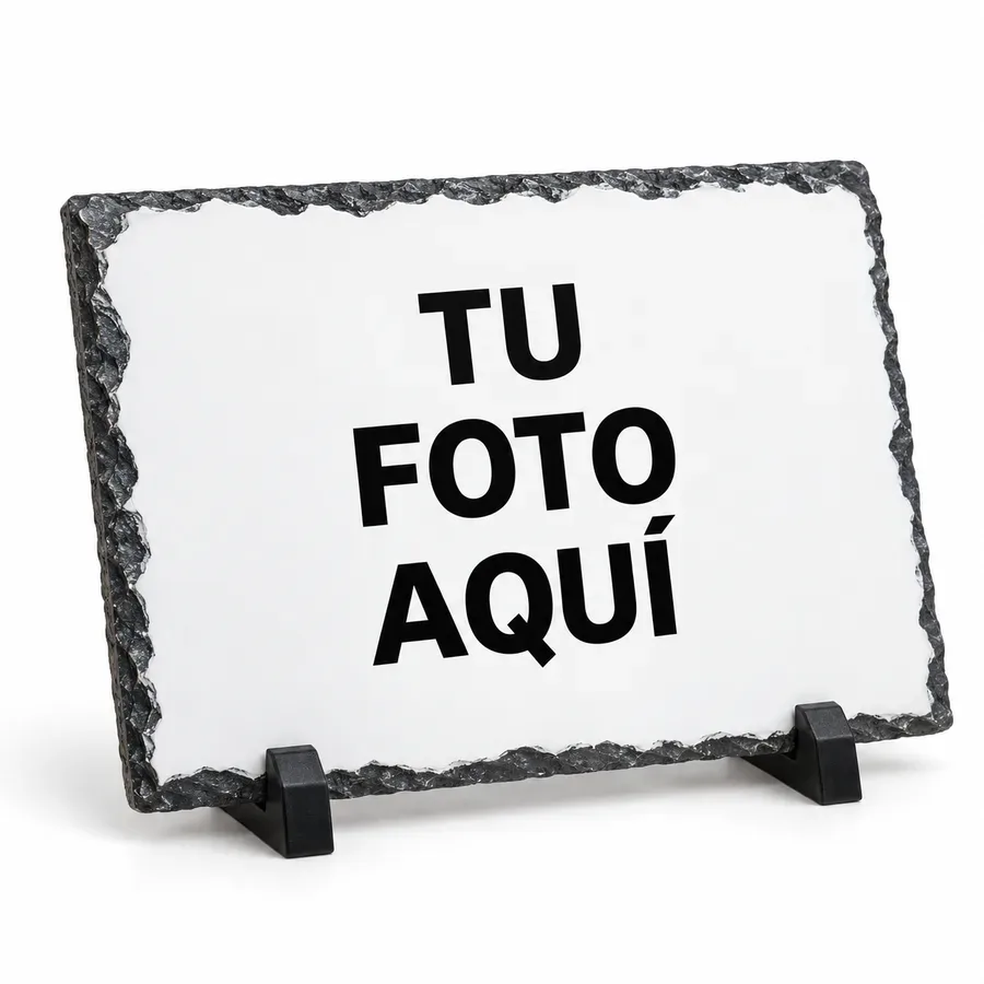 Foto roca personalizada con logo — NH Creativo