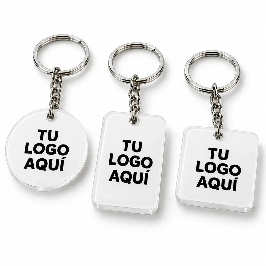 Llaveros personalizados con logo con logo — NH Creativo