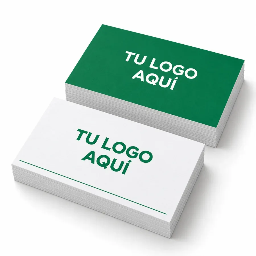 Tarjetas de presentación con logo — NH Creativo