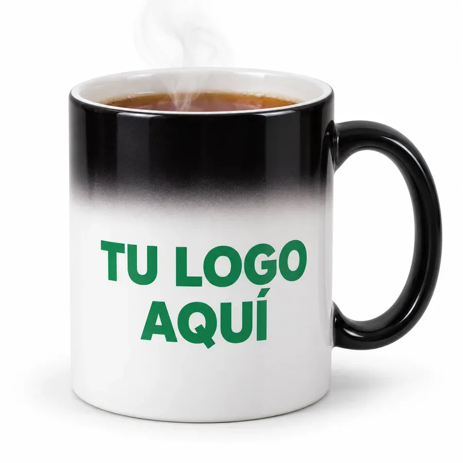 Taza mágica 11 oz con logo — NH Creativo