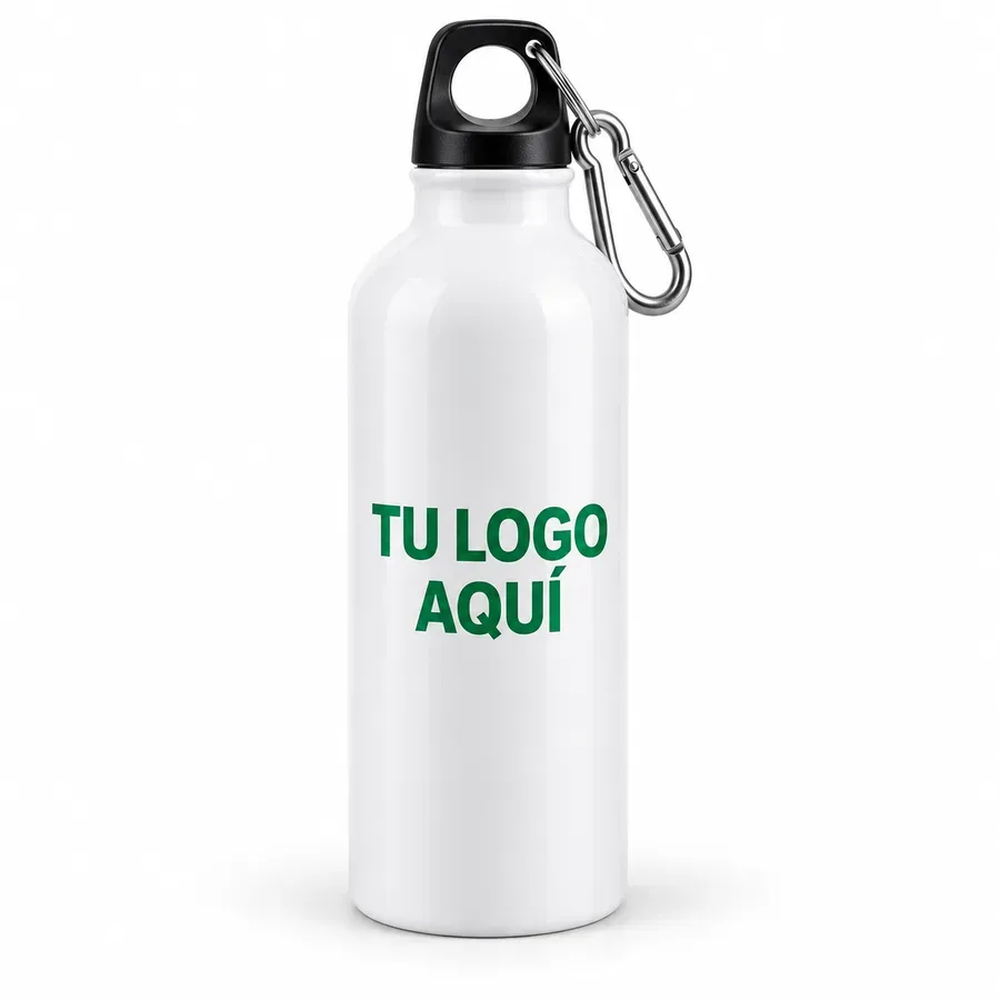 Tomatodo de aluminio simple con logo — NH Creativo