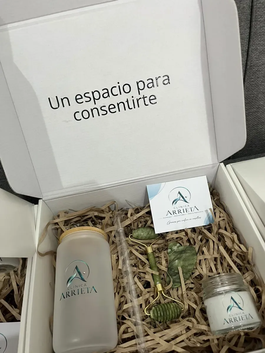 Box de regalo para pacientes para Clínica Arrieta — NH Creativo