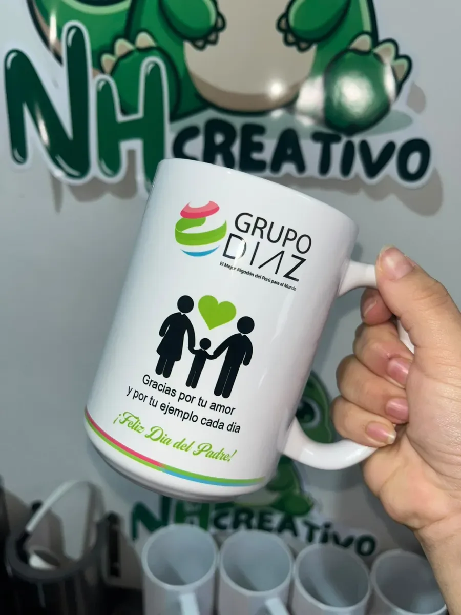 Taza 15 oz por el Día del Padre para Grupo Díaz — NH Creativo