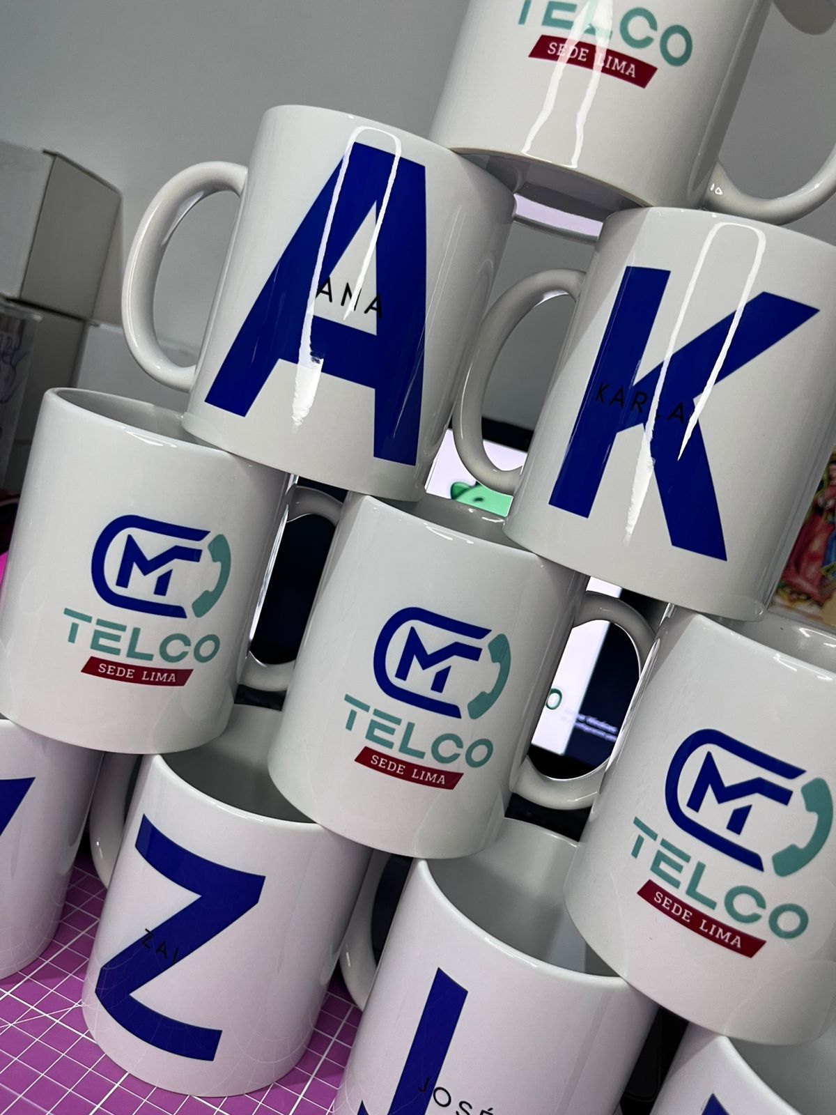 taza personalizada corporativa para campaña promocional y regalos empresariales en Perú